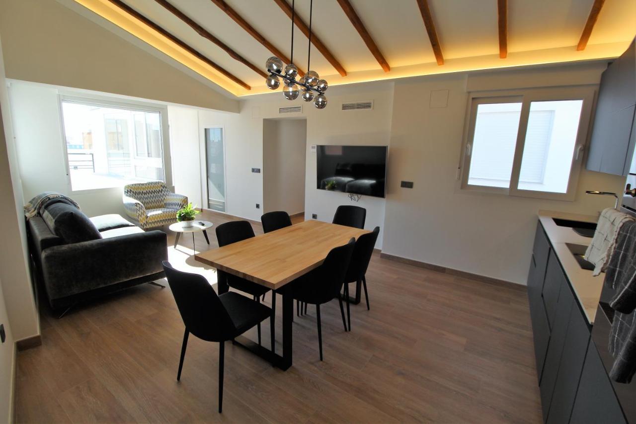 Atico Loft De Lujo Con Terraza Espectacular Y Vista A Los 2 Castillos Apartment Alicante Ngoại thất bức ảnh
